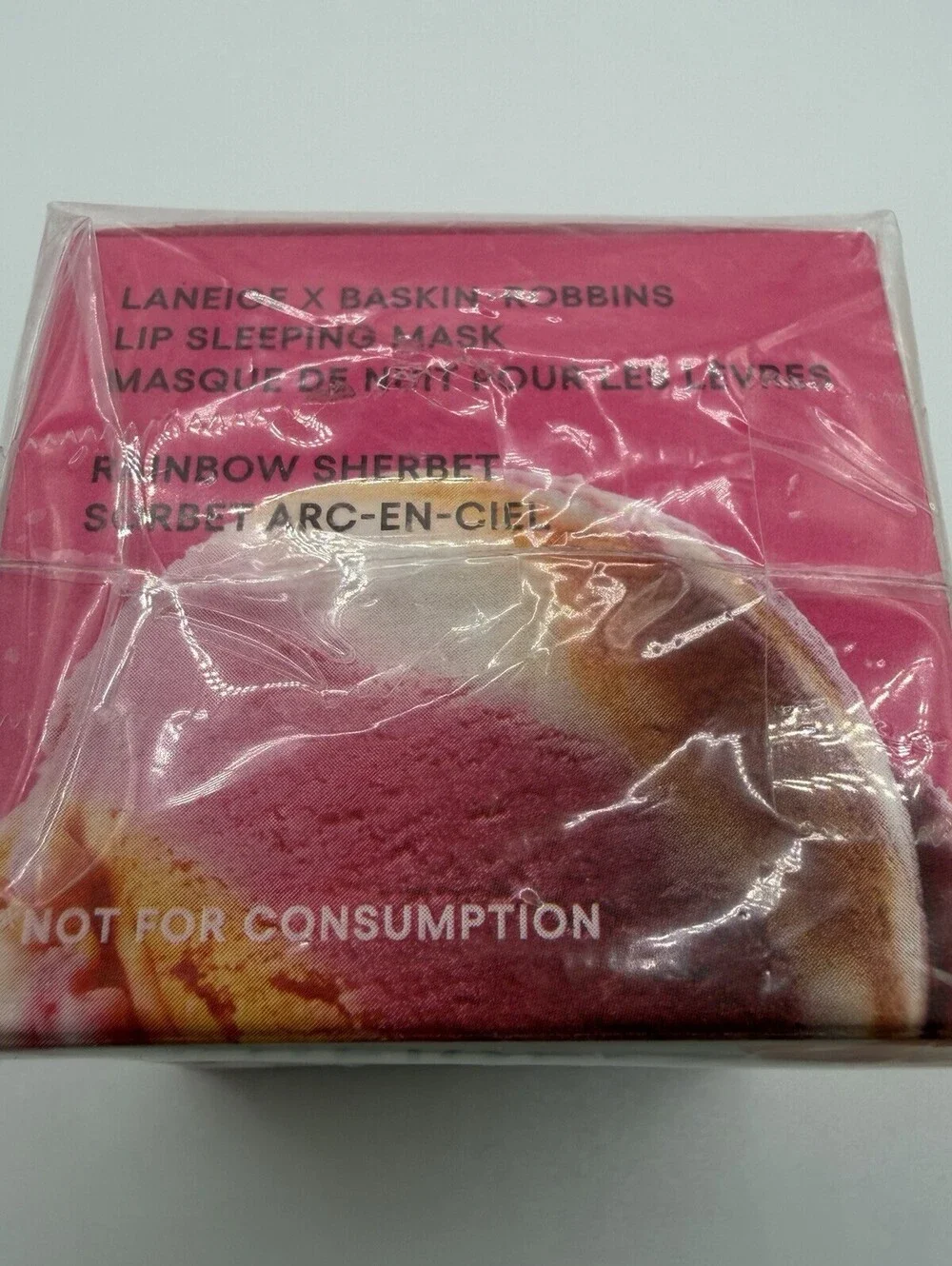 LANEIGE x Baskin Robbins Lip Sleeping Mask Rainbow Sherbet 20g Sealed Limited